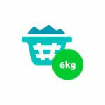 6kg capacity (small)