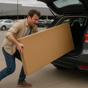 Why you should never take a new TV home yourself
