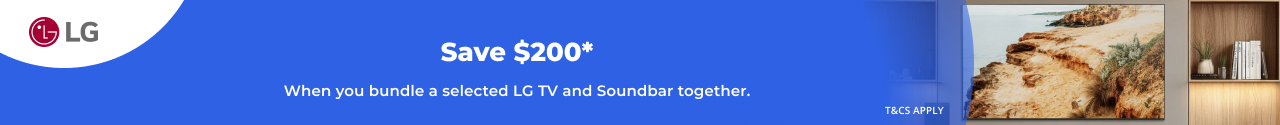 $200 Off Selected LG TV and Soundbar Bundles