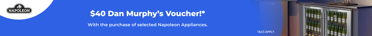 $40 Dan Murphy's eGift Card with selected Napoleon Appliances