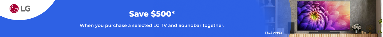 $500 Off Selected LG TV and Soundbar Bundles
