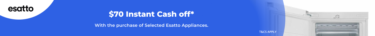 $70 Instant Cash off with selected Esatto