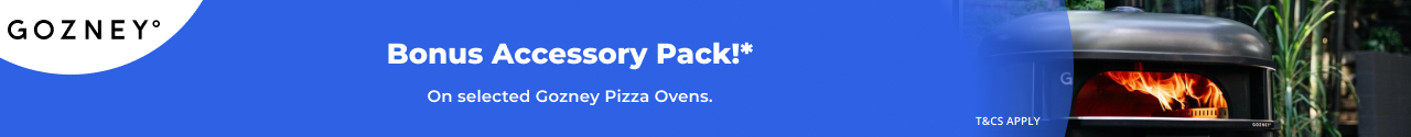Bonus Accessory Pack with selected Gozney Pizza Ovens
