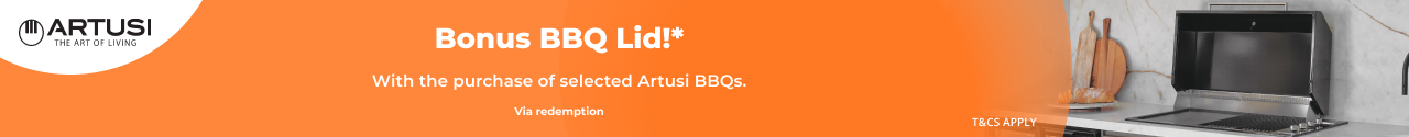 Bonus BBQ Lid with selected Artusi BBQs