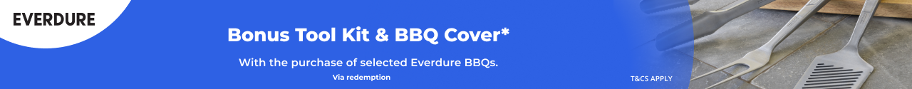 Bonus BBQ Tool Kit & Cover with Everdure