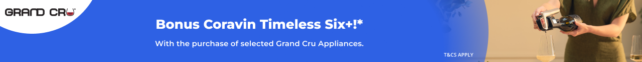Bonus Coravin Timeless Six+ with selected Grand Cru Appliances