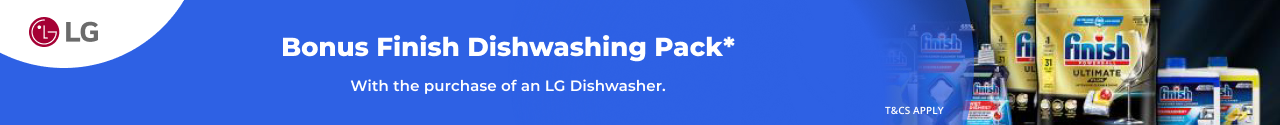 Bonus Finish Pack for selected LG Dishwashers