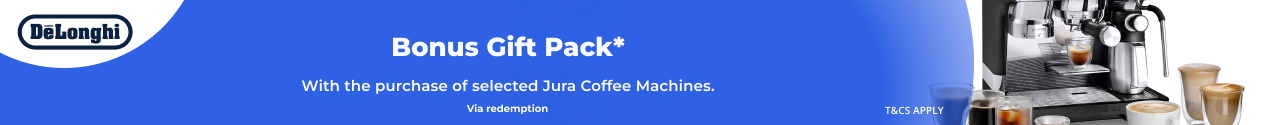 Bonus Gift Pack with DeLonghi
