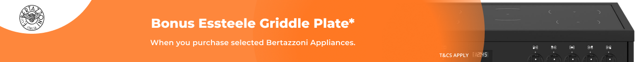 Bonus Griddle Plate with selected Bertazzoni