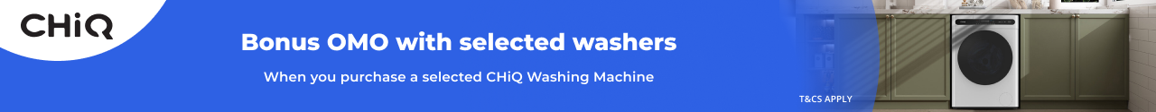 Bonus OMO with Selected CHiQ Washing Machines