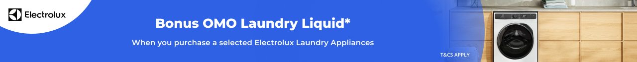 Bonus Omo Offer with selected Electrolux