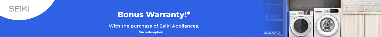 Bonus Warranty of Seiki Appliances