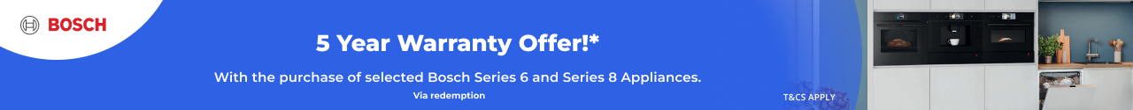 Bonus Warranty with selected Bosch