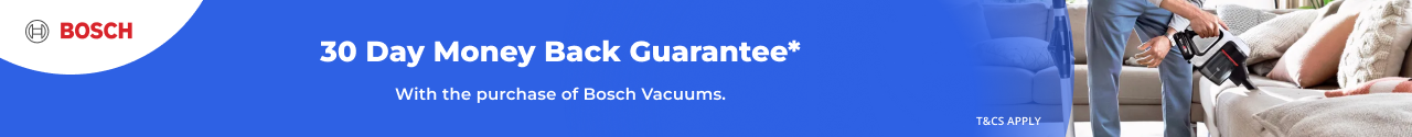 Bosch Vacuum 30 Day Money Back Guarantee