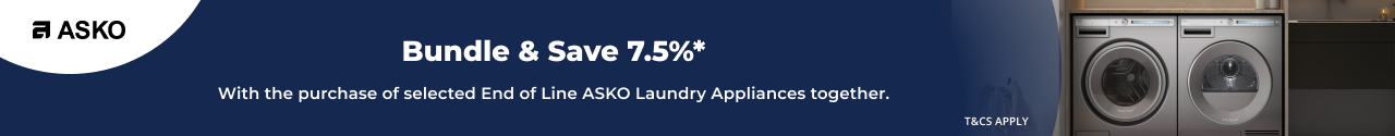 Bundle & Save 7.5% on selected ASKO End of Line Laundry Appliances