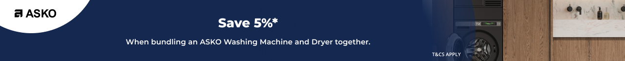 Bundle selected ASKO Laundry Appliances and Save 5%