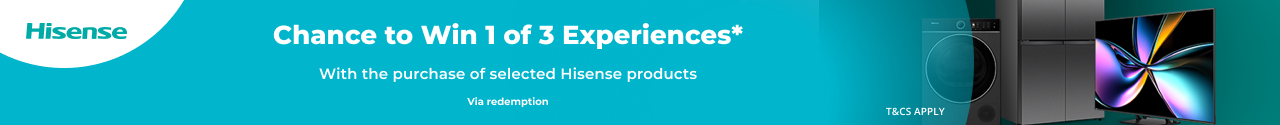 Chance to Win 1 of 3 Experiences with Hisense