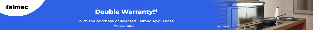 Double your Warranty with Falmec