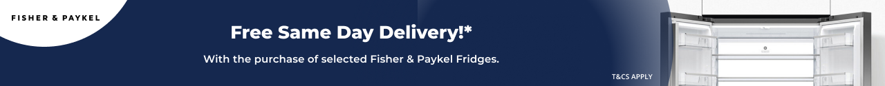 FREE Same Day Delivery with selected Fisher & Paykel