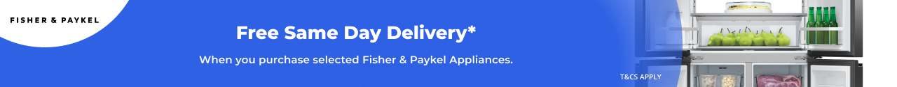 FREE Same Day Delivery with selected Fisher & Paykel