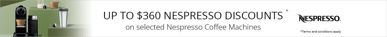 Nespresso Offer: Up to $360 Nespresso Discounts