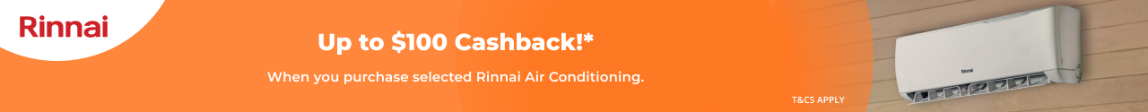 Rinnai Cashback Offer