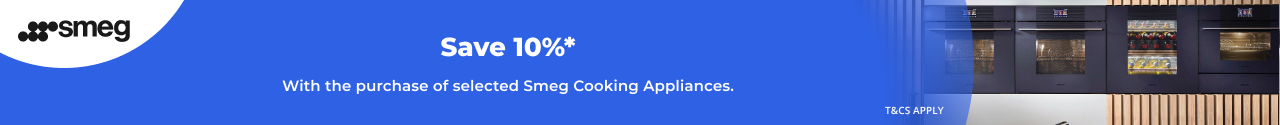 Save 10% on selected Smeg Cooking Appliances