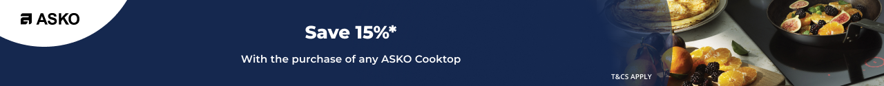 Save 15% on Selected ASKO Cooktops