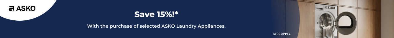 Save 15% on Selected ASKO Laundry Appliances