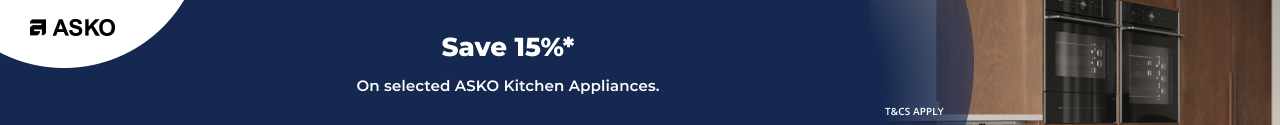 Save 15% on selected ASKO Kitchen Appliances