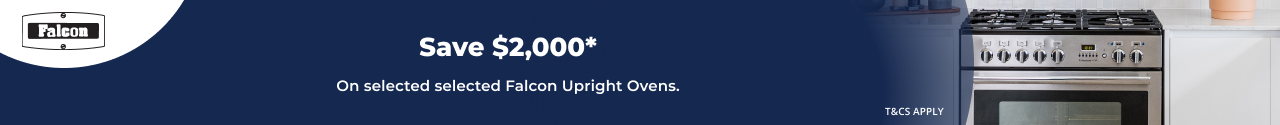 Save $2,000 on selected Falcon Freestanding Ovens