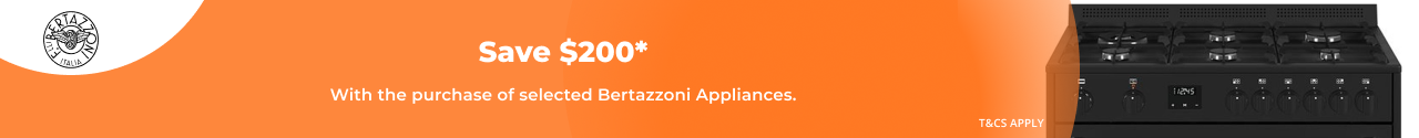 Save $200 on selected Bertazzoni Upright Ovens