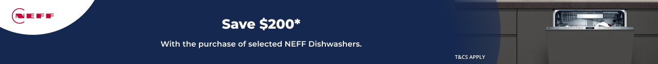 Save $200 on selected NEFF Dishwashers