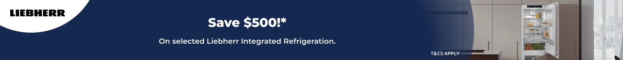 Save $500 on selected Liebherr Integrated Refrigeration