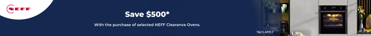 Save $500 on selected NEFF Clearance Ovens