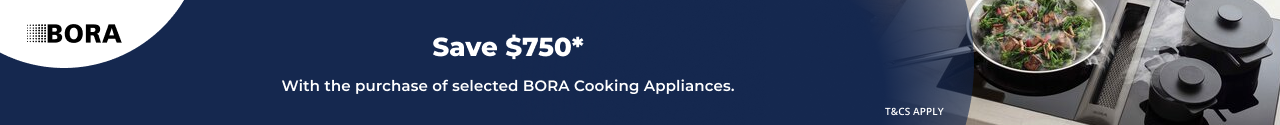 Save $750 on selected BORA Appliances