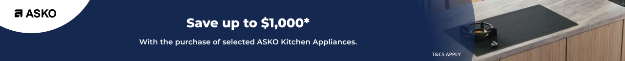 Save up to $1,000 on Selected ASKO Kitchen Appliances