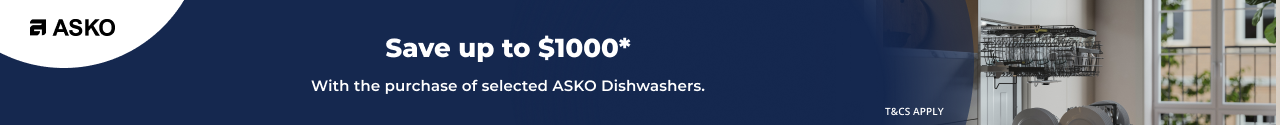 Save up to $1,000 on selected Dishwashers with ASKO