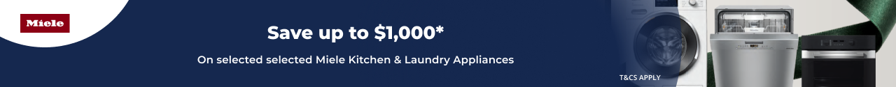 Save up to 1000 on selected Miele Kitchen & Laundry Appliances