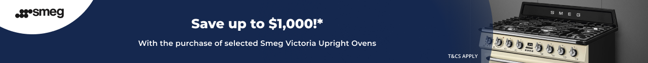 Save up to $1,000 on selected Smeg Victoria Freestanding Ovens