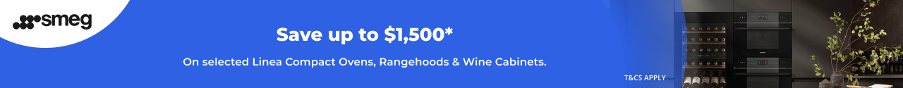 Save up to $1,500 on selected Smeg Appliances