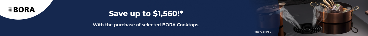 Save up to $1,560 on selected BORA Cooktops