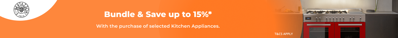 Save up to 15% when bundling selected Bertazzoni Appliances