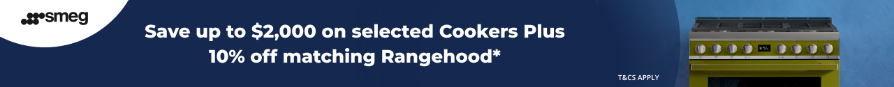 Save up to $2,000 on Victoria & Portofino Cookers + 10% off matching Rangehoods