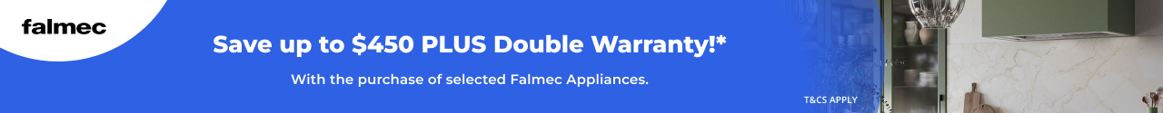 Save up to $450 + Double Warranty with Falmec
