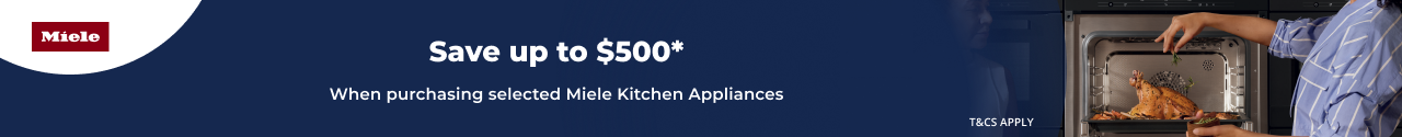 Save up to $500 on selected Miele Kitchen Appliances