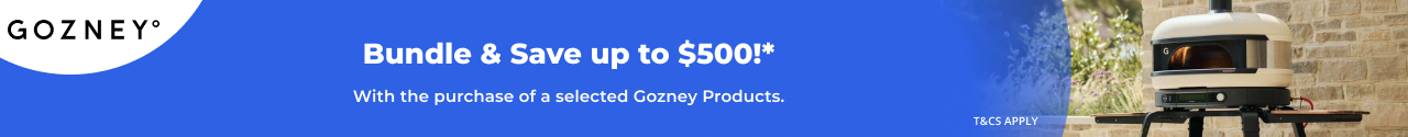Save up to $500 when bundling selected Gozney Products
