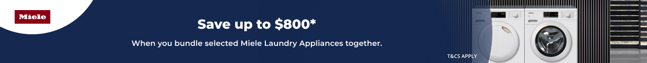 Save up to $800 on selected Miele washing machine & dryer packages