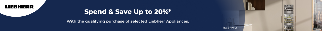 Spend & Save up to 20% on selected Liebherr Appliances
