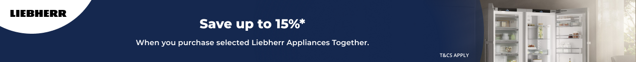 Spend and Save up to 15% on selected Liebherr